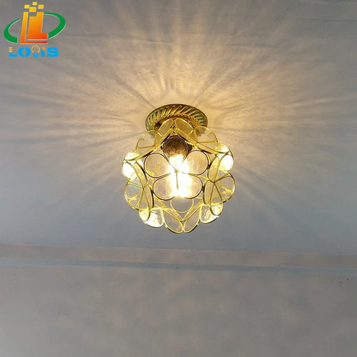 lampe à pétales en verre style nordique pour décoration intérieure - vue 14 sur 18