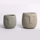 moule en silicone pour pot de fleurs design créatif