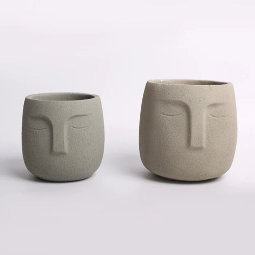 moule en silicone pour pot de fleurs design créatif - vue 2 sur 8