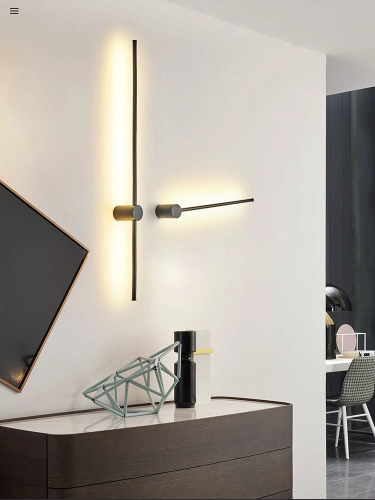 applique murale led moderne design nordique pour intérieur élégant - vue 3 sur 14