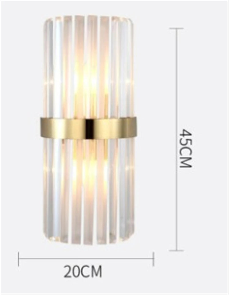 applique murale en cristal de luxe pour décoration intérieure - vue 4 sur 9