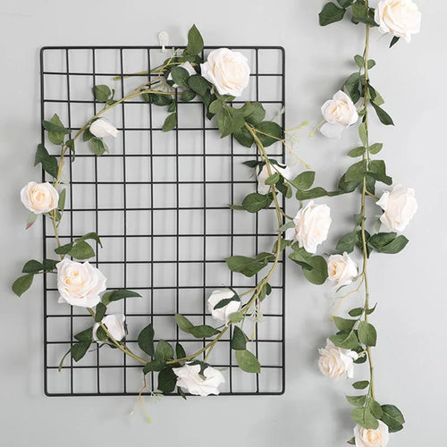 guirlande de lierre artificielle en soie pour mariage décoratif - vue 7 sur 9