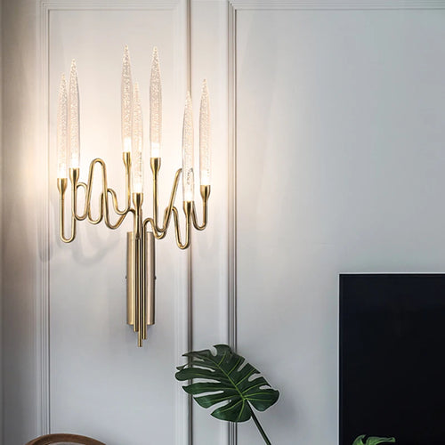 applique murale de luxe led g4 pour hôtel wf-w32-7d - vue 3 sur 6