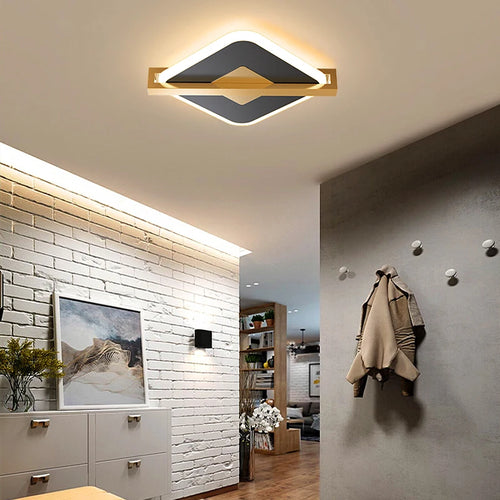 plafonnier led moderne pour éclairage intérieur style nordique - vue 2 sur 16