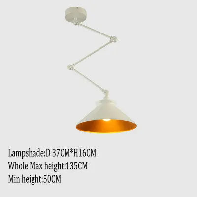 suspension nordique pliable en aluminium avec bras long led - vue 14 sur 17