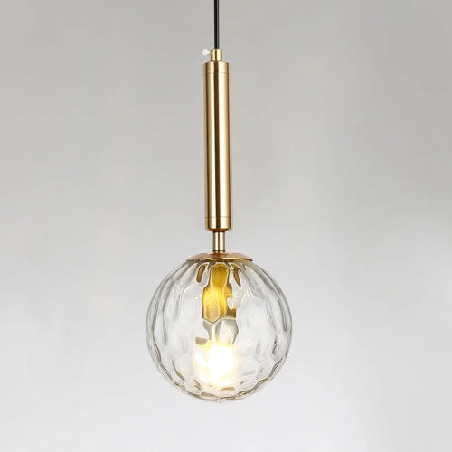 lustre moderne en verre pour bar et restaurant led - vue 4 sur 10