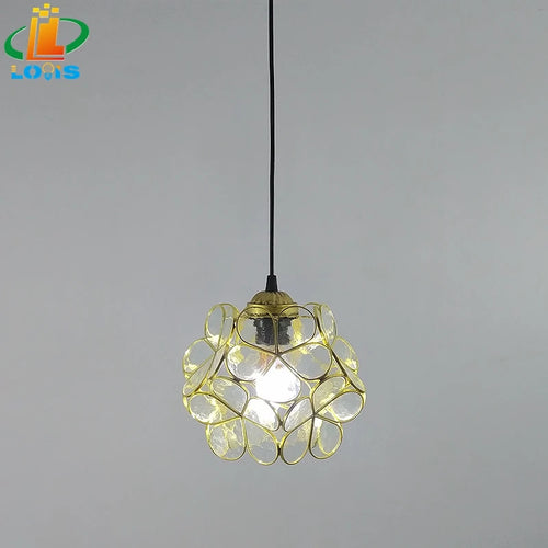 lampe à pétales en verre style nordique pour décoration intérieure - vue 17 sur 18