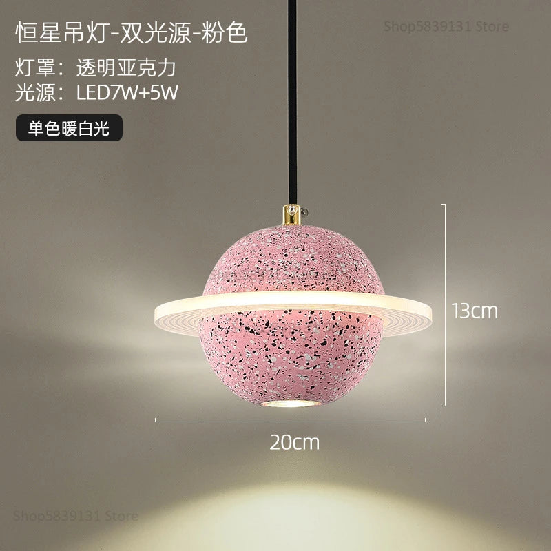 suspension modernes en ciment led pour restaurant barre lumineuse - vue 13 sur 23