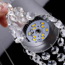 suspension moderne en cristal pour éclairage intérieur décoratif