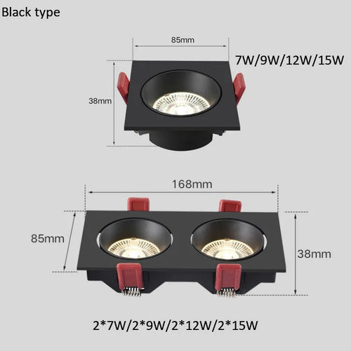 spots led encastrables à intensité variable pour intérieur - vue 9 sur 8
