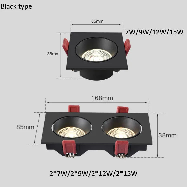 spots led encastrables à intensité variable pour intérieur - vue 8 sur 8