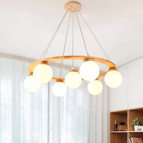 lustre nordique magique haricot créatif pour restaurant - vue 6 sur 9