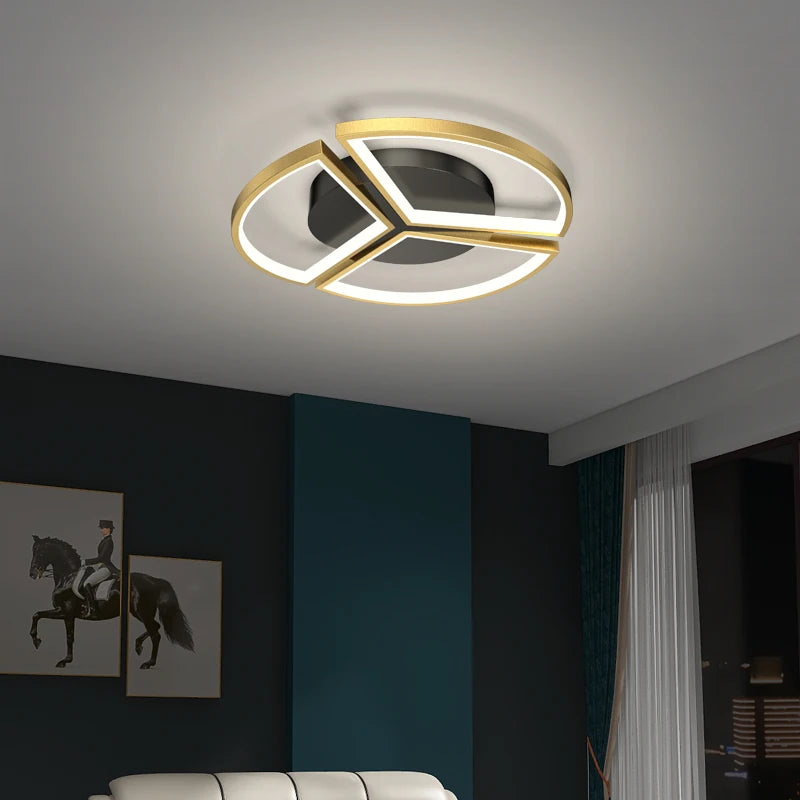 plafonnier led en aluminium éclairage décoratif pour intérieur - vue 6 sur 14