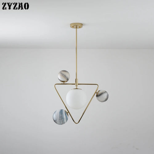 suspension moderne en forme de planète pour décoration intérieure - vue 2 sur 7
