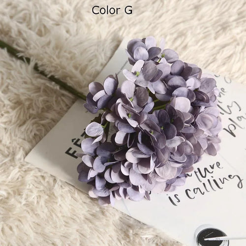 bouquet d'hortensia artificiel séché pour décoration de mariage - vue 10 sur 14