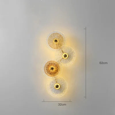 applique murale de luxe en verre design moderne personnalisable - vue 7 sur 8