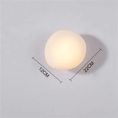 applique murale led galets verre moderne déco intérieur hotel couloir plafonnier éclairage - vue 20 sur 22