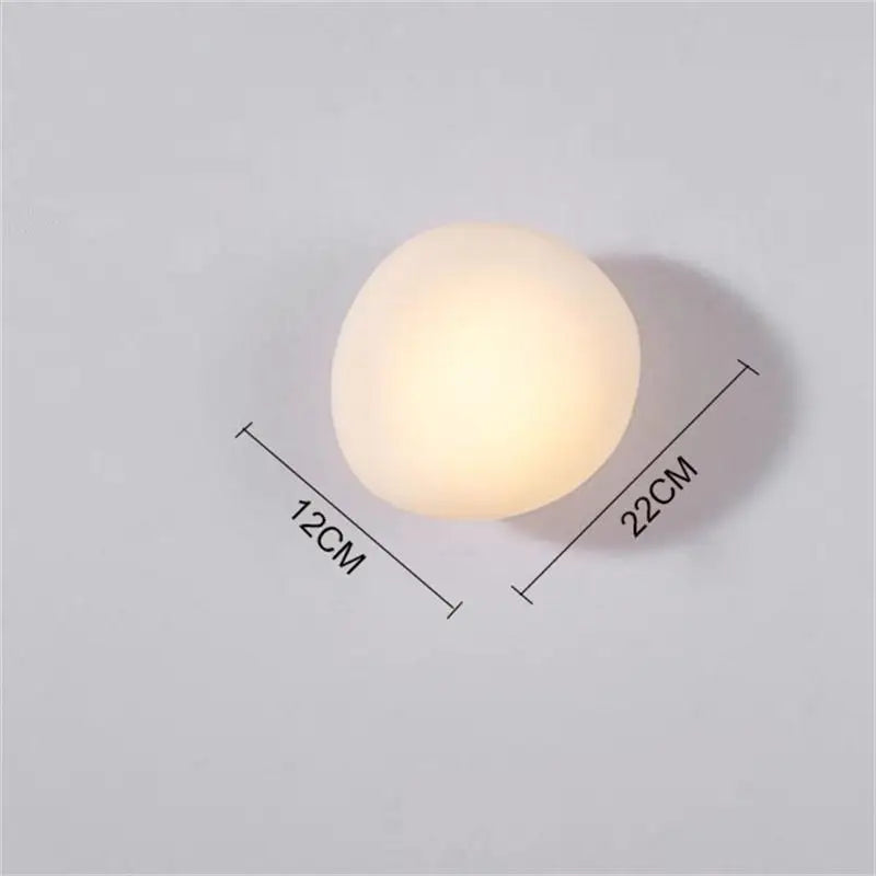 applique murale led galets verre moderne déco intérieur hotel couloir plafonnier éclairage - vue 19 sur 22