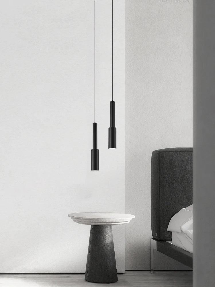 suspension led longue pour bar et cuisine - vue 3 sur 8