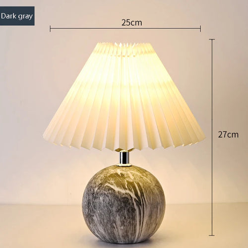 lampe de chevet moderne en céramique pour bureau et veilleuse créative - vue 10 sur 18