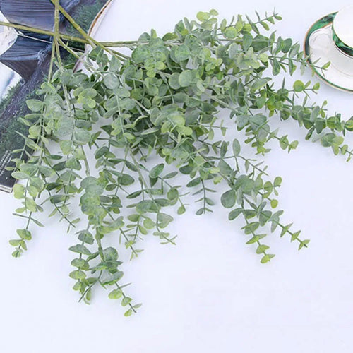 plantes artificielles branche eucalyptus décoration mariage et jardin - vue 4 sur 8