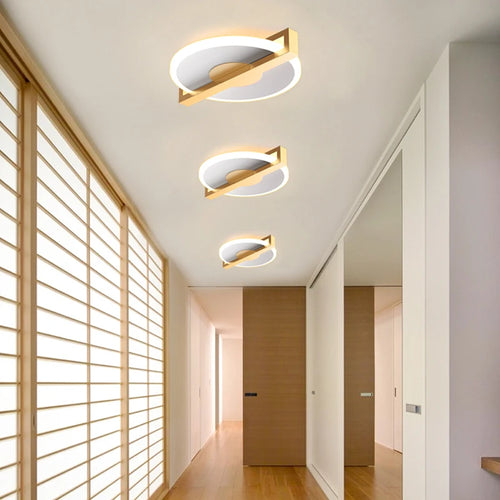 plafonnier led moderne pour éclairage intérieur style nordique - vue 6 sur 16