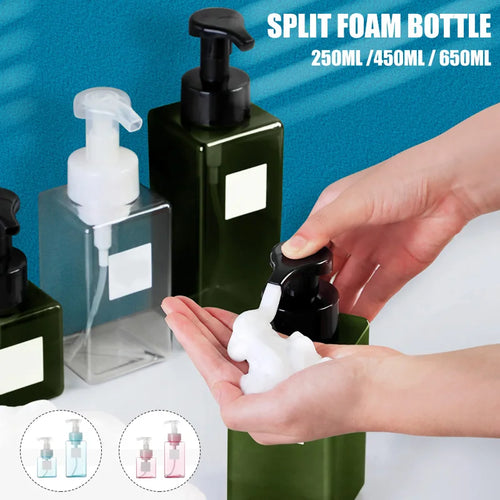distributeur de savon portable à pompe manuelle pour mousse - vue 2 sur 16