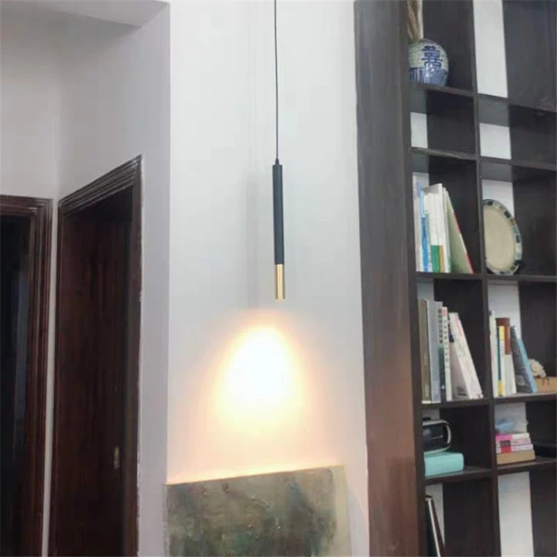 lampe de chevet suspendue led lustre unique décoration intérieure - vue 3 sur 10