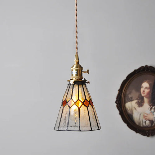 suspension rétro en verre pour décoration de bar et restaurant - vue 14 sur 14