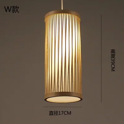 lustre en bambou style zen pour ambiance relaxante - vue 22 sur 29
