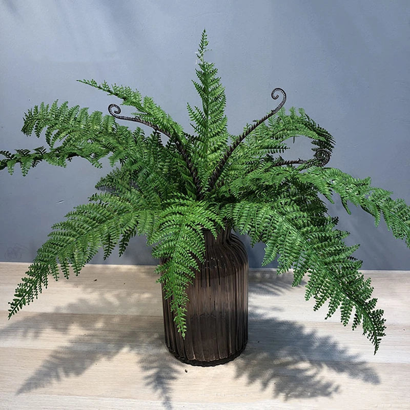 lot de 15 feuilles de palmier artificielles pour décoration intérieure - vue 8 sur 8