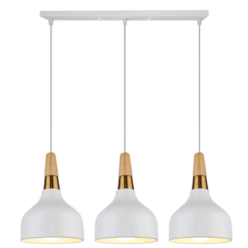 luminaire suspendu led moderne nordique en aluminium rétro - vue 15 sur 16