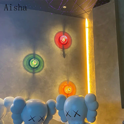 applique murale led en forme dovni pour décoration moderne - vue 6 sur 13