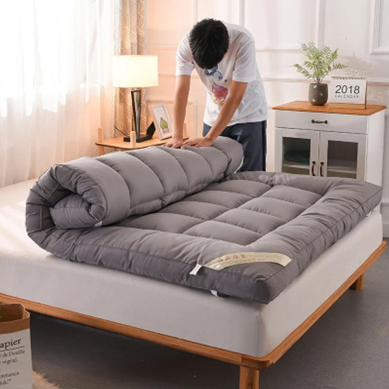 matelas tatami pliable doux pour lit double queen king size - vue 3 sur 6