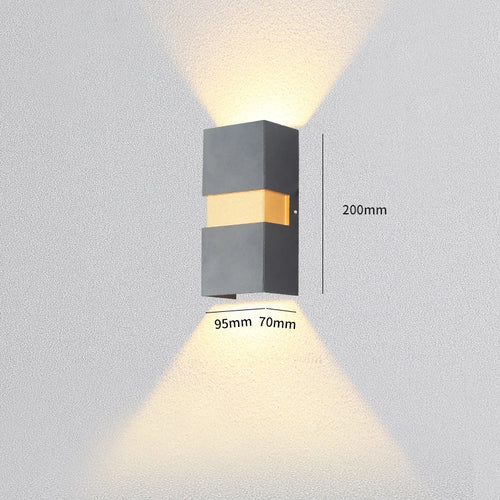Éclairage extérieur LED Escalier Entrée Applique Murale Lampe Jardin Avant Stoep Terrasse Étanche IP54 Porte Phare Éclairage Mural - vue 6 sur 8