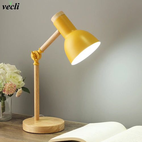 lampe de bureau nordique réglable pour lecture et protection des yeux - vue 2 sur 11