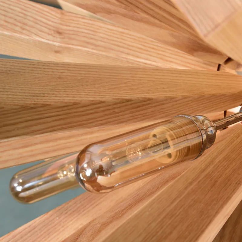 suspension en bois de pissenlit pour décoration créative et originale - vue 9 sur 10