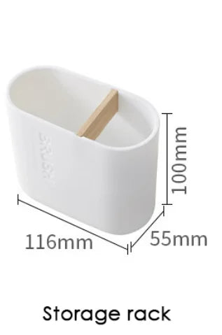 accessoires de salle de bain en bois de bambou - vue 13 sur 14