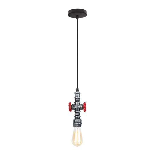 Suspension industrielle rétro avec tuyau d'eau - vue 16 sur 23