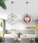 lustre étoile en verre design nordique simple et personnalisé