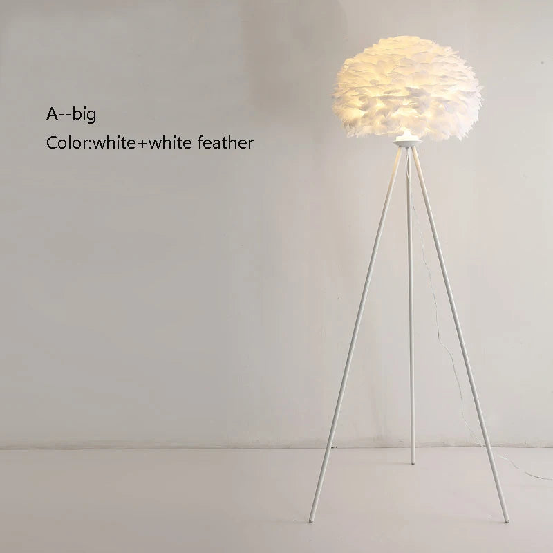 lampadaire créatif plumes pour mariage et célébration - vue 20 sur 22