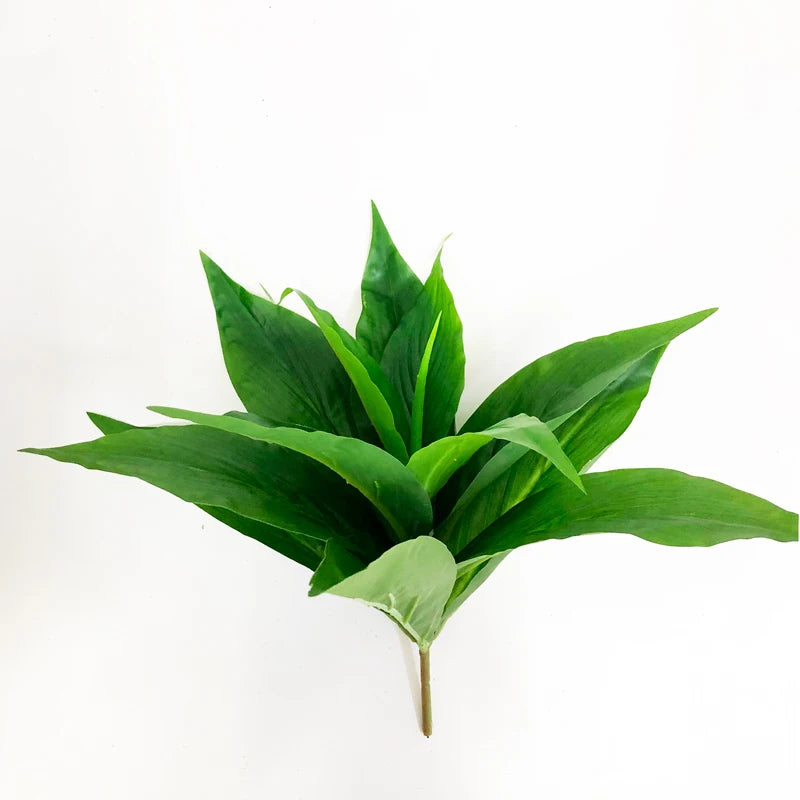 5 fourches de plantes tropicales artificielles pour décoration intérieure - vue 9 sur 9