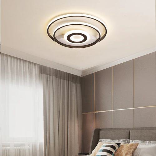 plafonnier led rond design moderne pour un éclairage intérieur décoratif - vue 2 sur 18