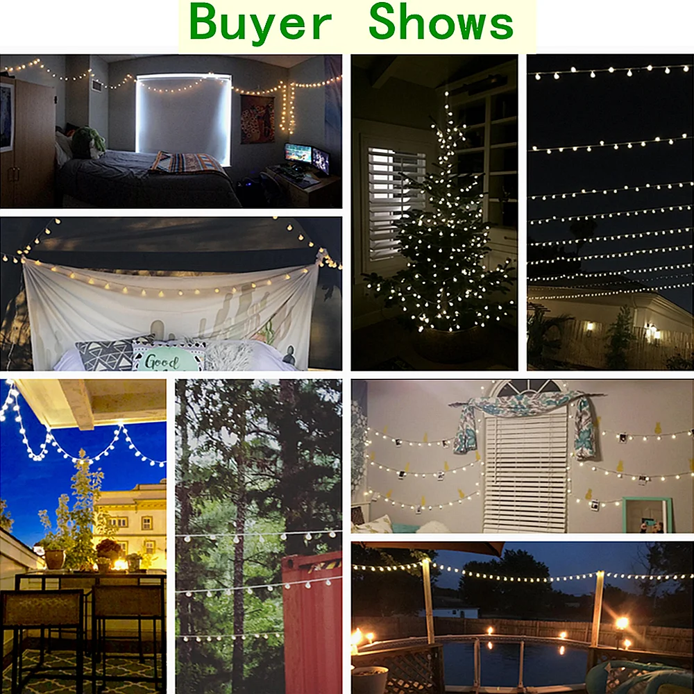 guirlande lumineuse led usb et batterie pour fêtes et décorations - vue 6 sur 8