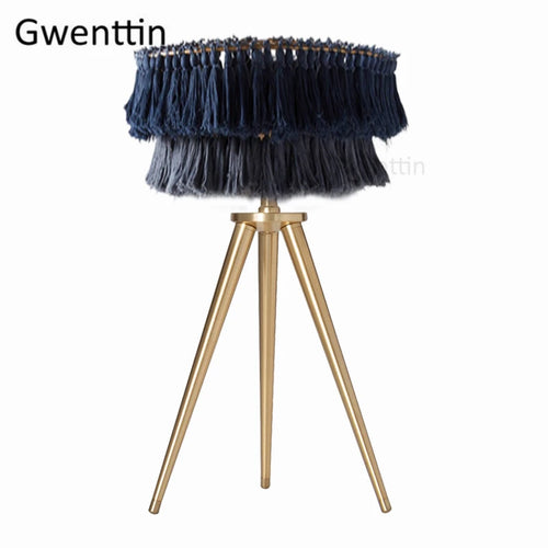 lampadaire créatif en fil de soie avec trépied nordique décoratif - vue 11 sur 13