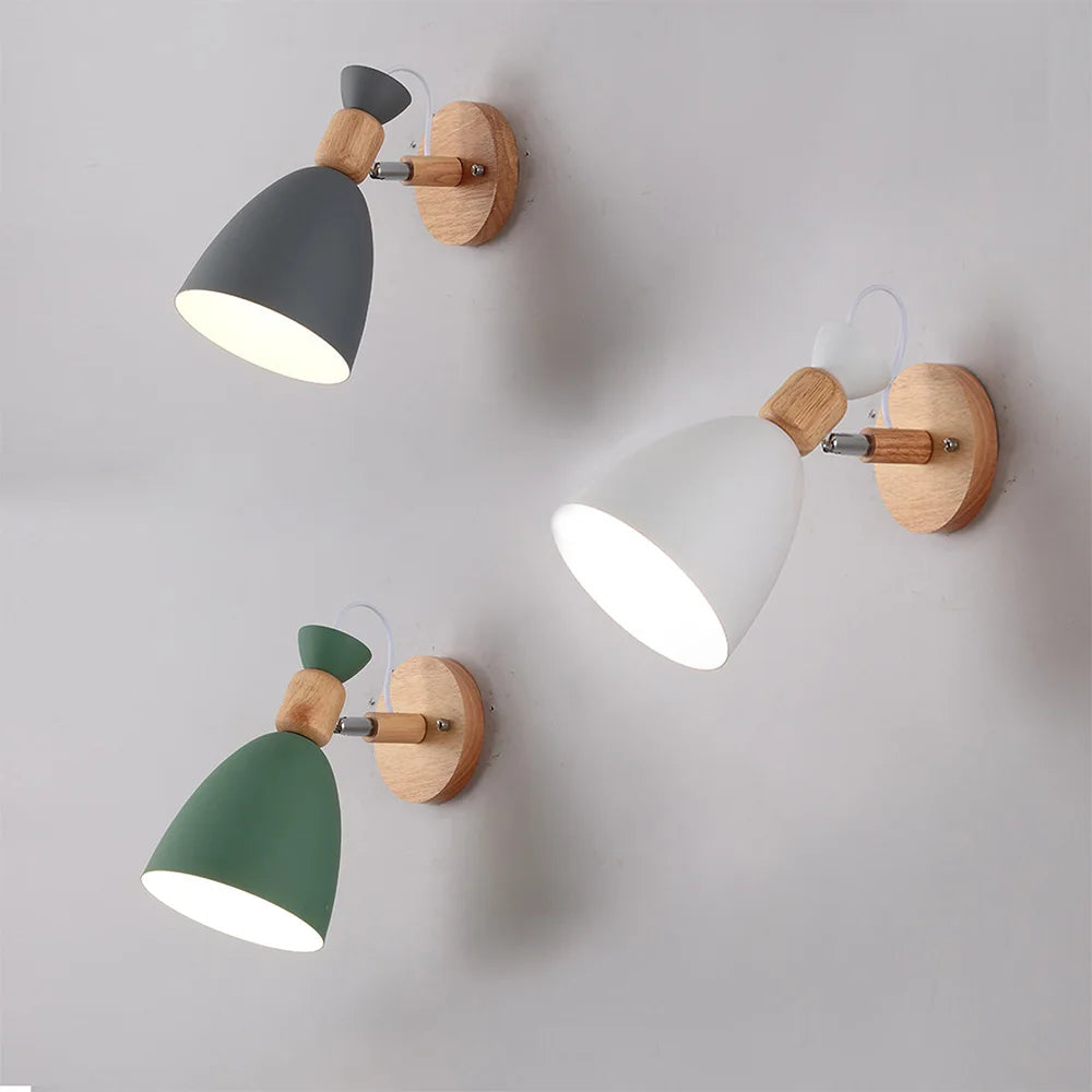 applique murale décorative pour chambre d enfants en fer et bois - vue 2 sur 6