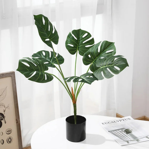 plante monstera artificielle pour décoration intérieure et extérieure - vue 6 sur 22