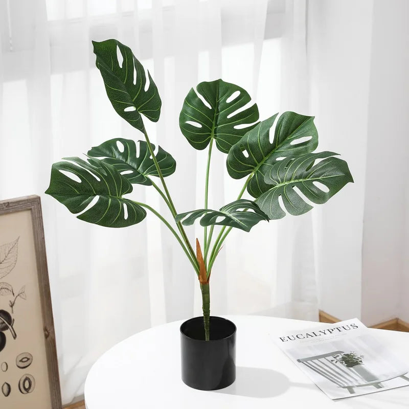 plante monstera artificielle pour décoration intérieure et extérieure - vue 5 sur 22