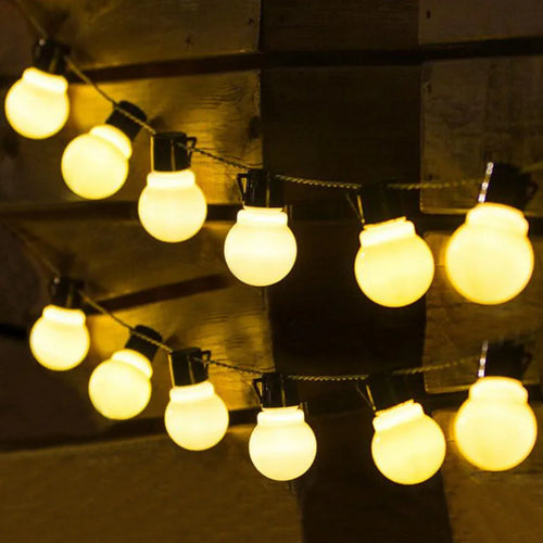 guirlande lumineuse led pour décoration extérieure festive - vue 5 sur 8