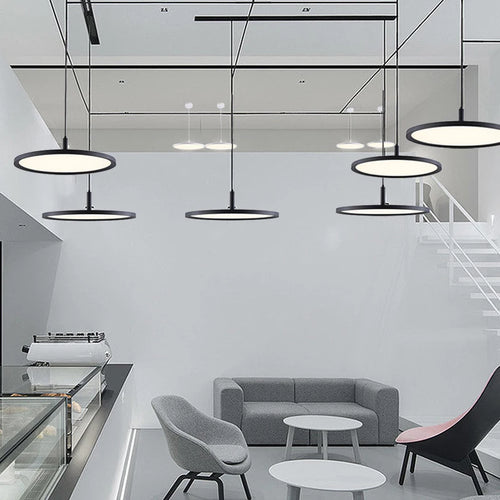 lustre moderne design nordique simple tête ronde créative lumineuse - vue 6 sur 6